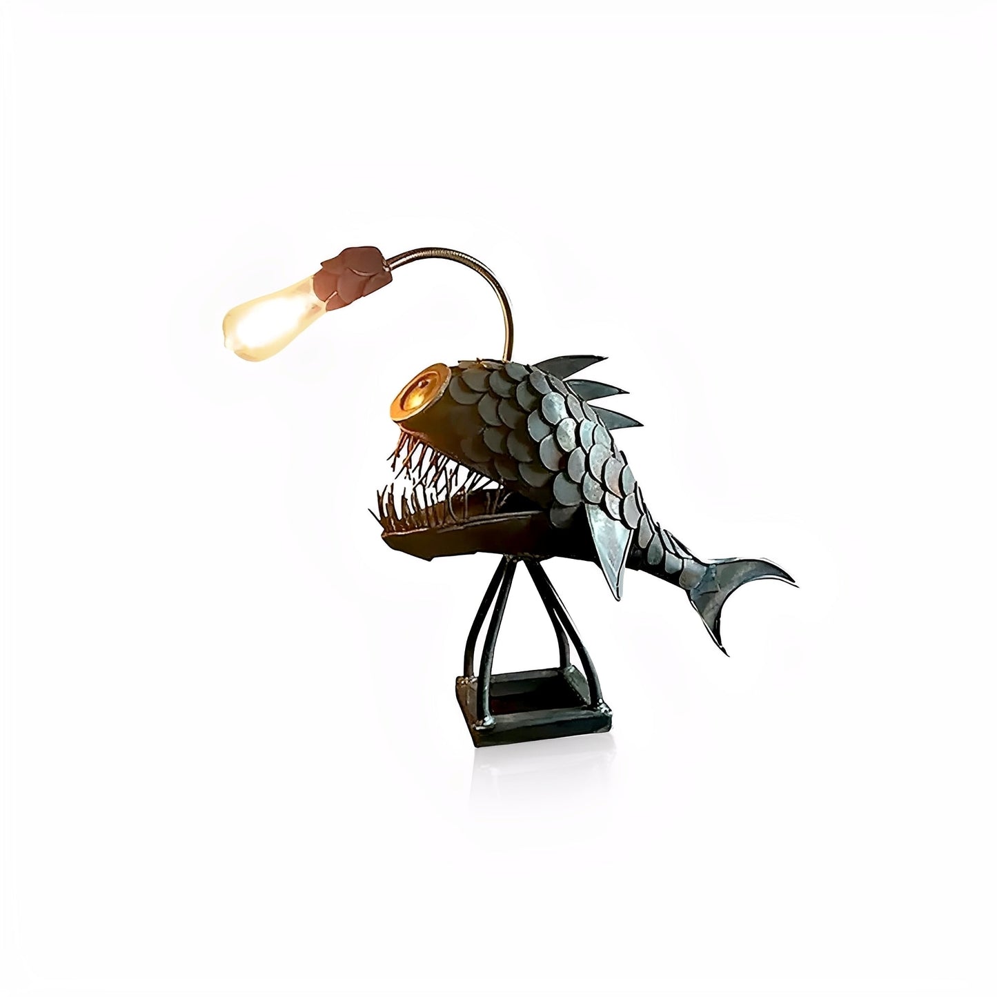 Perina – Lampe de Table Rétro Poisson Pêcheur
