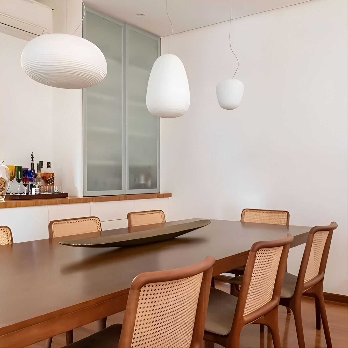 Elin – Lampe suspendue en verre nordique au design créatif