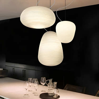 Elin – Lampe suspendue en verre nordique au design créatif