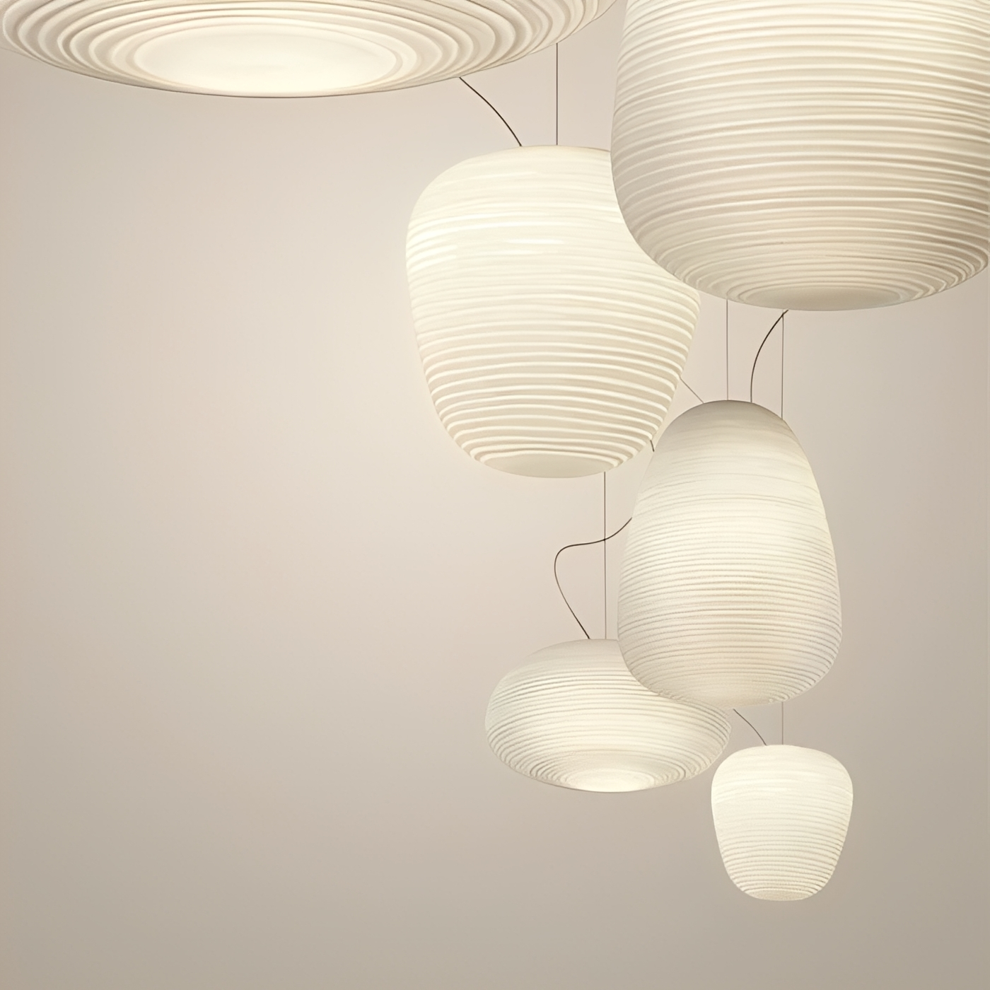 Elin – Lampe suspendue en verre nordique au design créatif