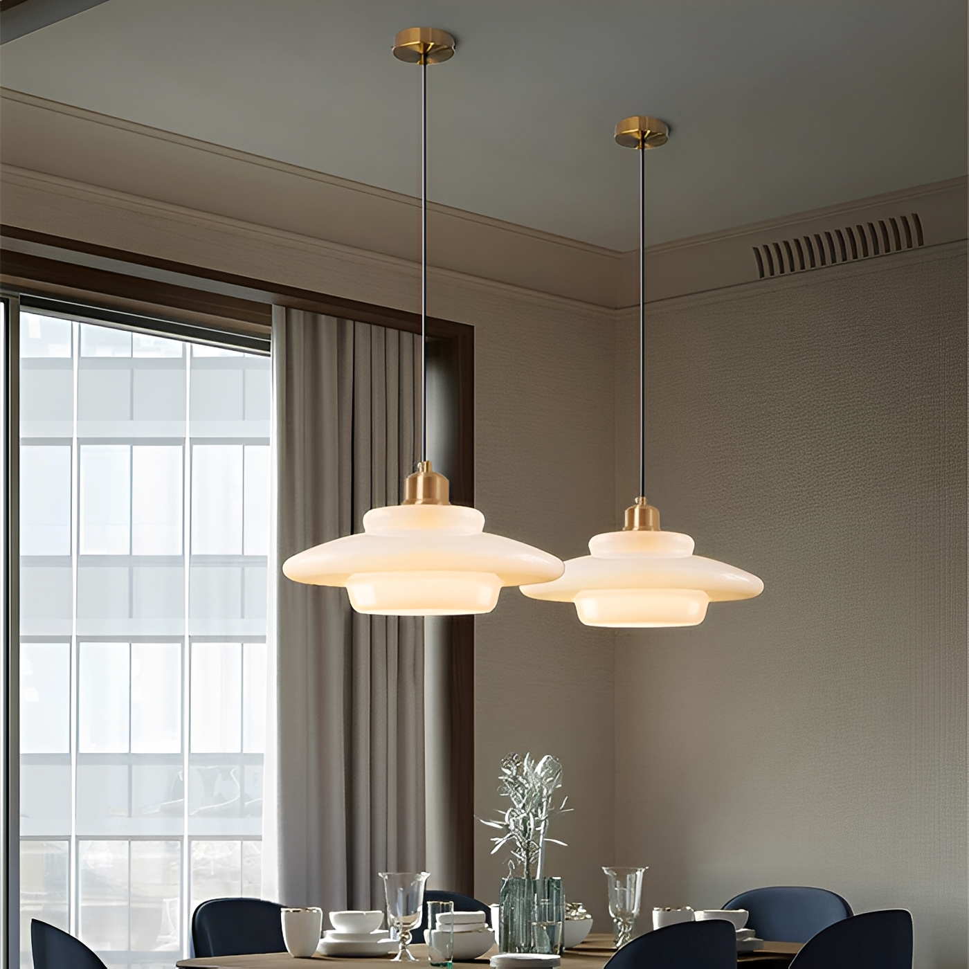 Lucine – Lustre en Verre Minimaliste