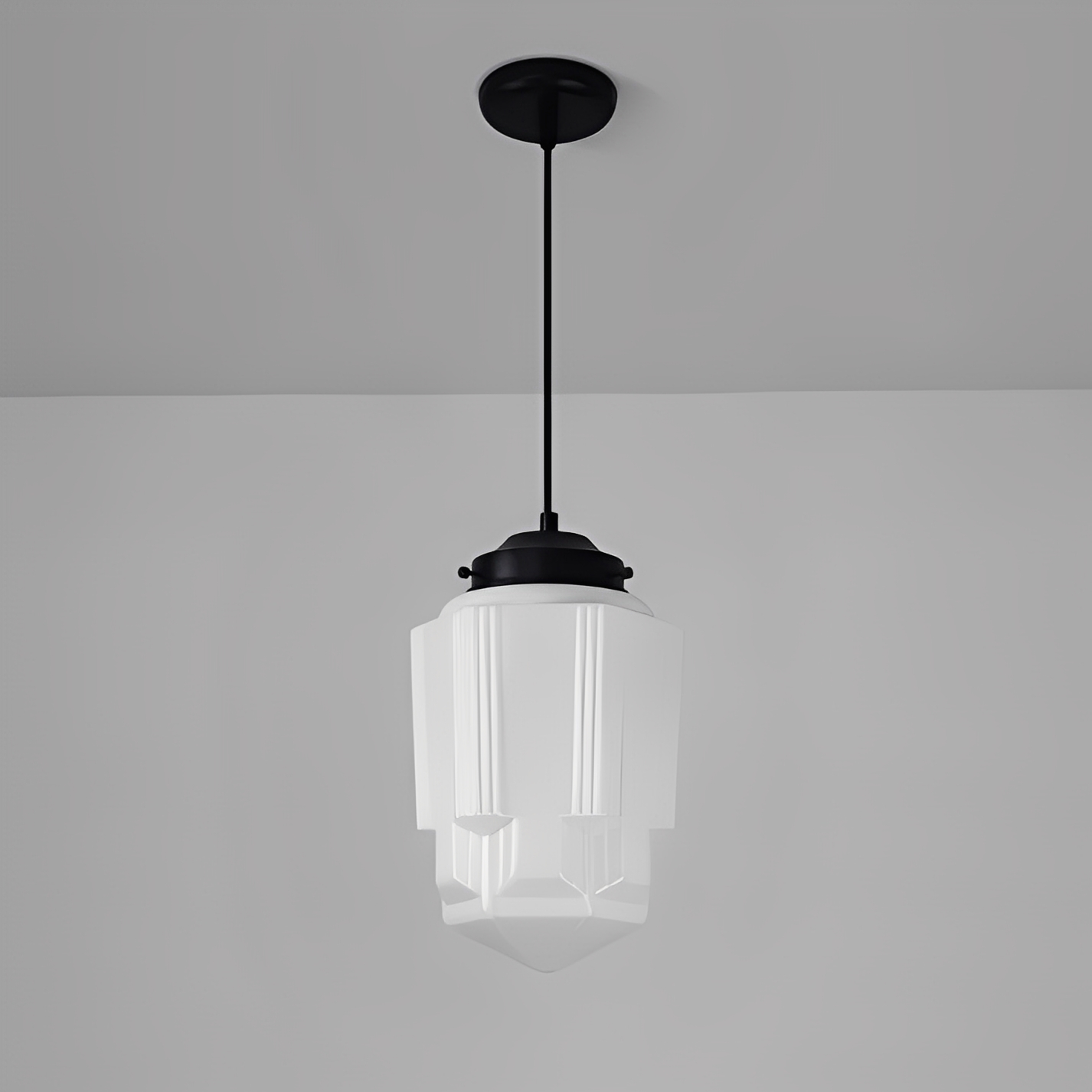 Arvida – Candelabro de Cristal Industrial Retro