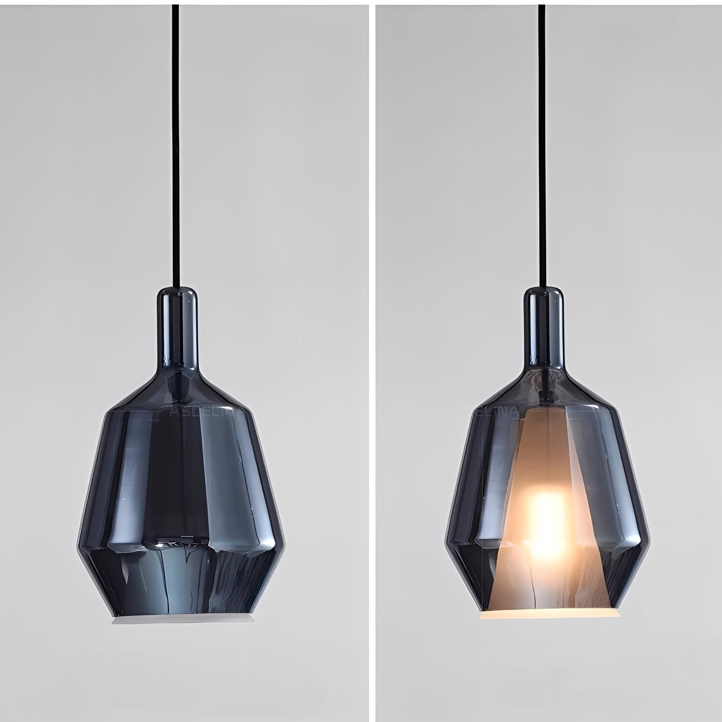 Althea – Suspension Moderne en Verre Multicolore