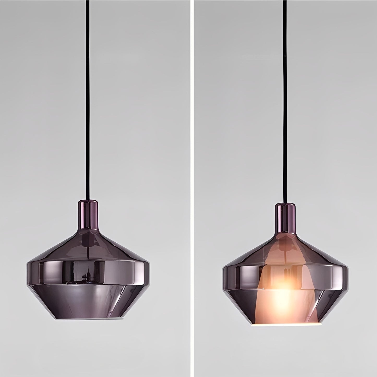 Althea – Suspension Moderne en Verre Multicolore