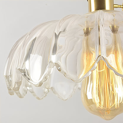 Alaric – Café Kronleuchter en Laiton & Verre