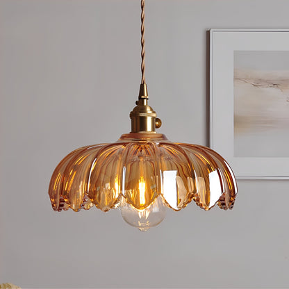 Alaric – Café Kronleuchter en Laiton & Verre