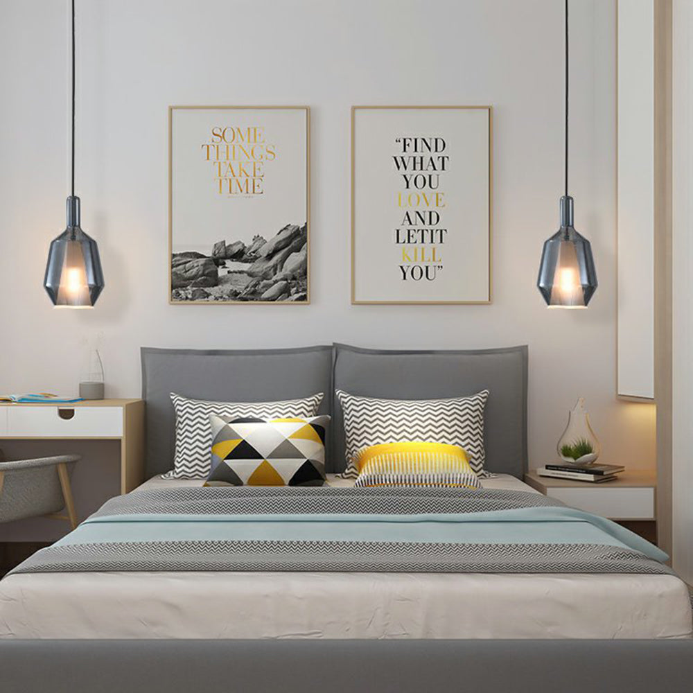 Althea – Suspension Moderne en Verre Multicolore