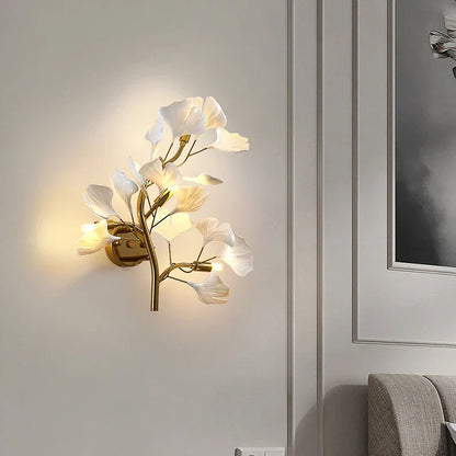 Freja – Lampe murale branche fleurie