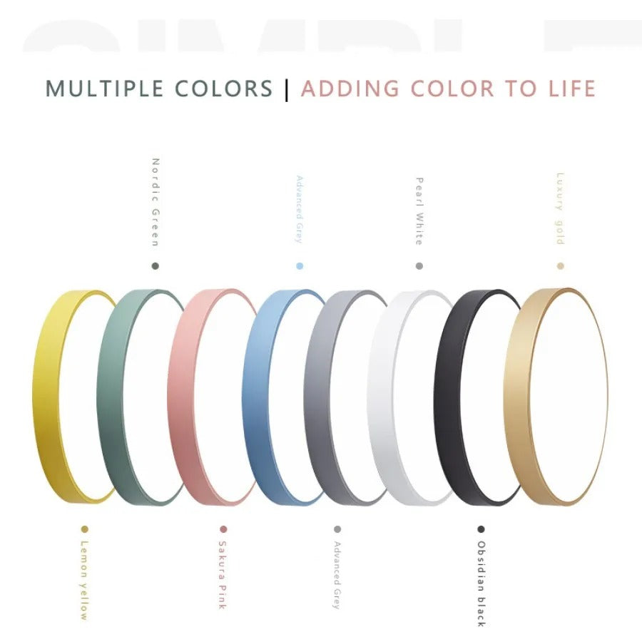 NordMacaron – Plafonnier en bois rond au style scandinave doux