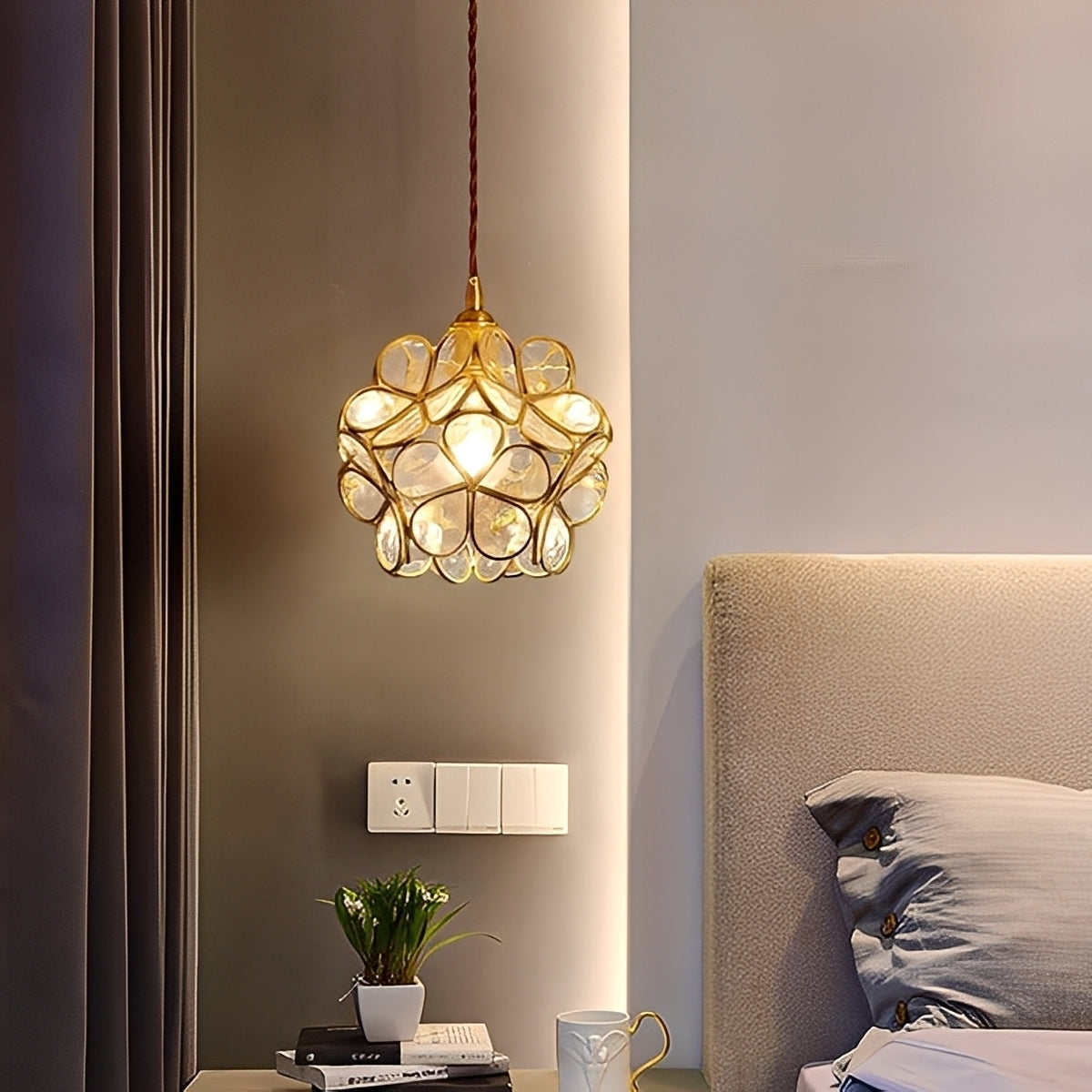 Floyem – Lampe Suspendue Fleurs Européennes