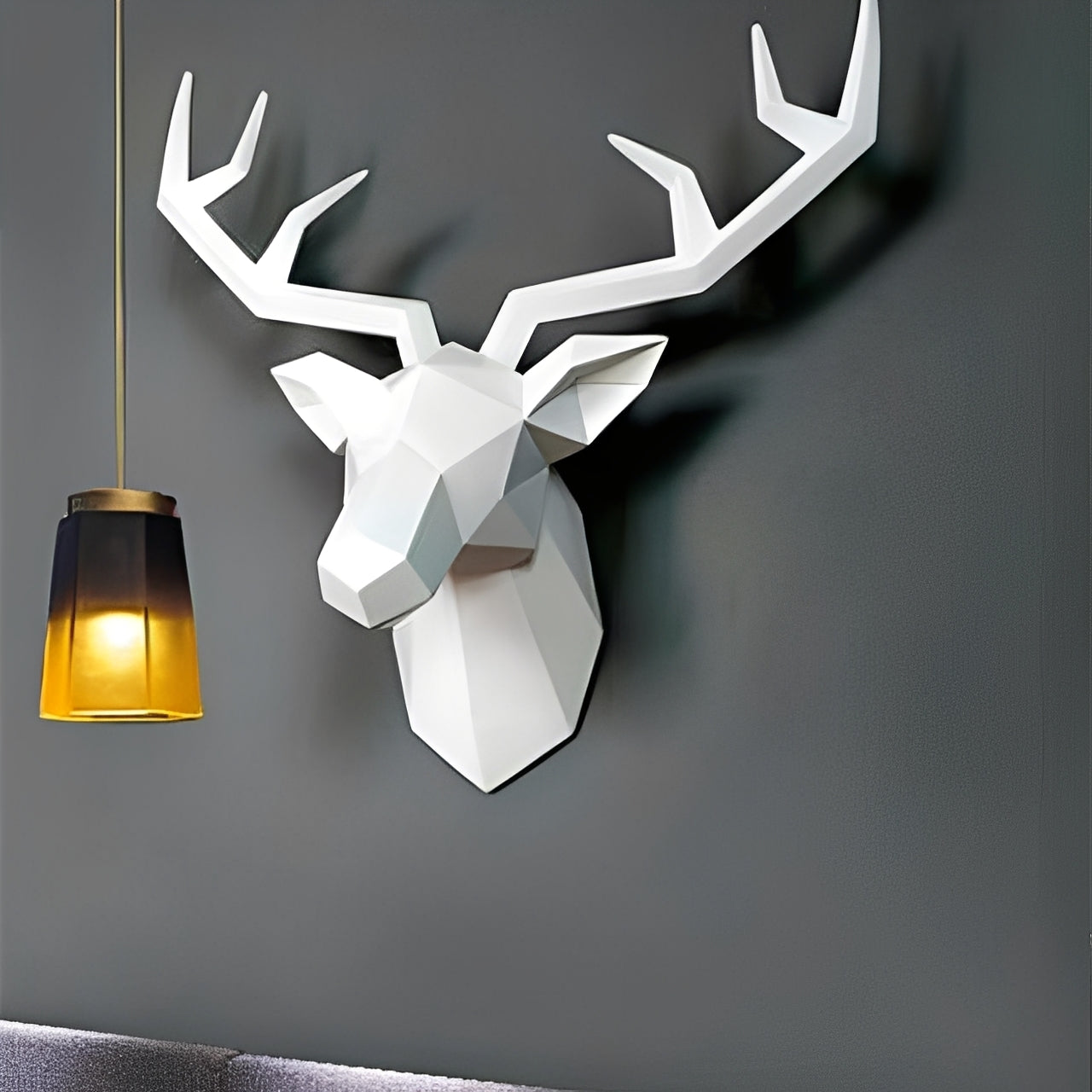 NordicAntler – Décoration murale vintage design tête d'antilope