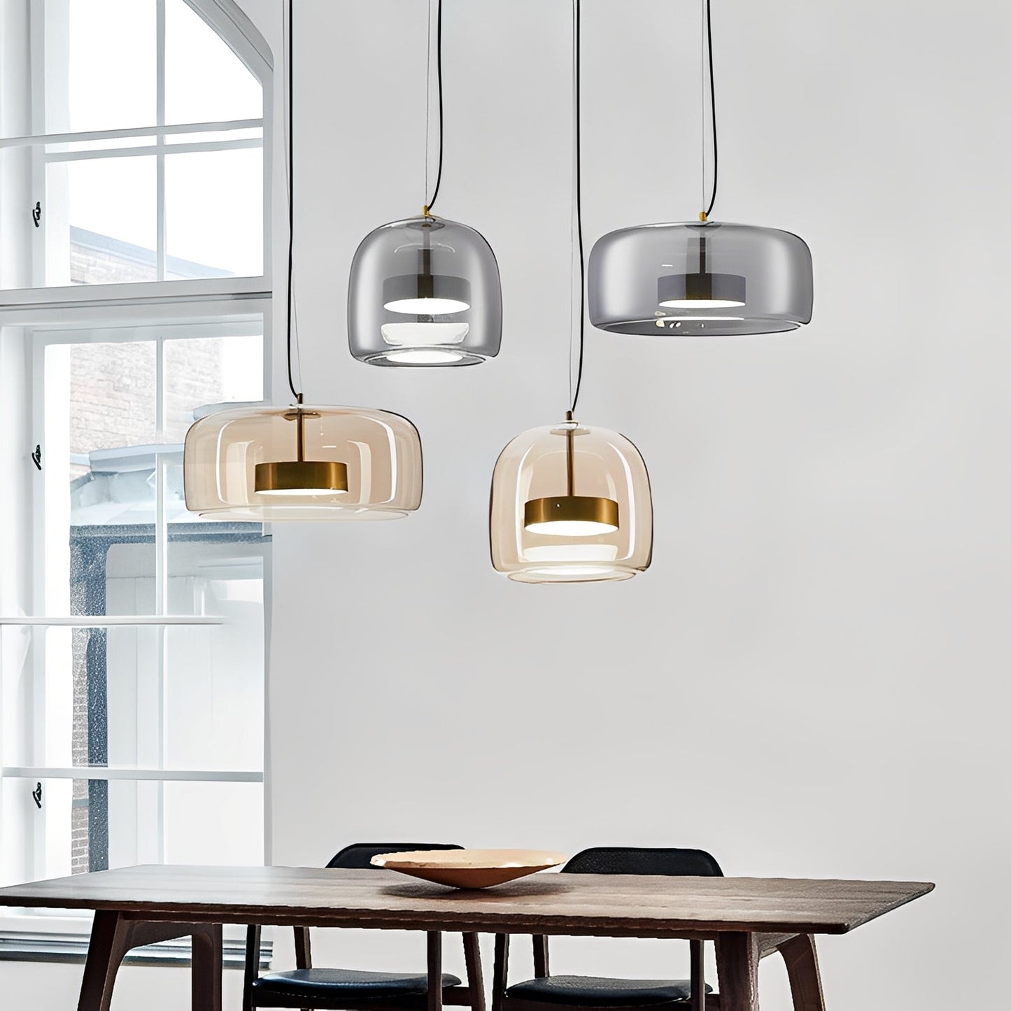 Mika – Suspension en verre moderne