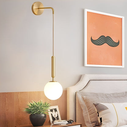 Erilyn – Applique Murale en Laiton Scandinave