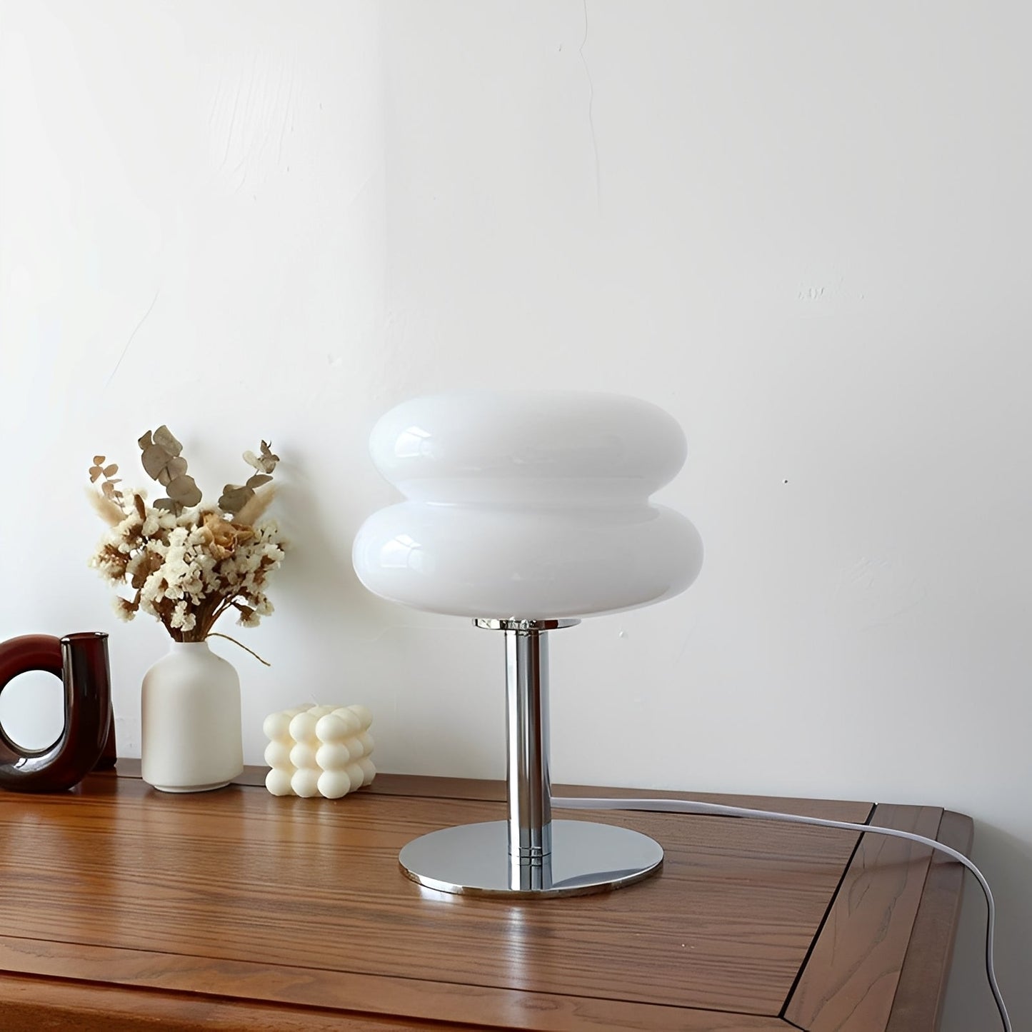 Elodie – Lampe de table en verre nordique