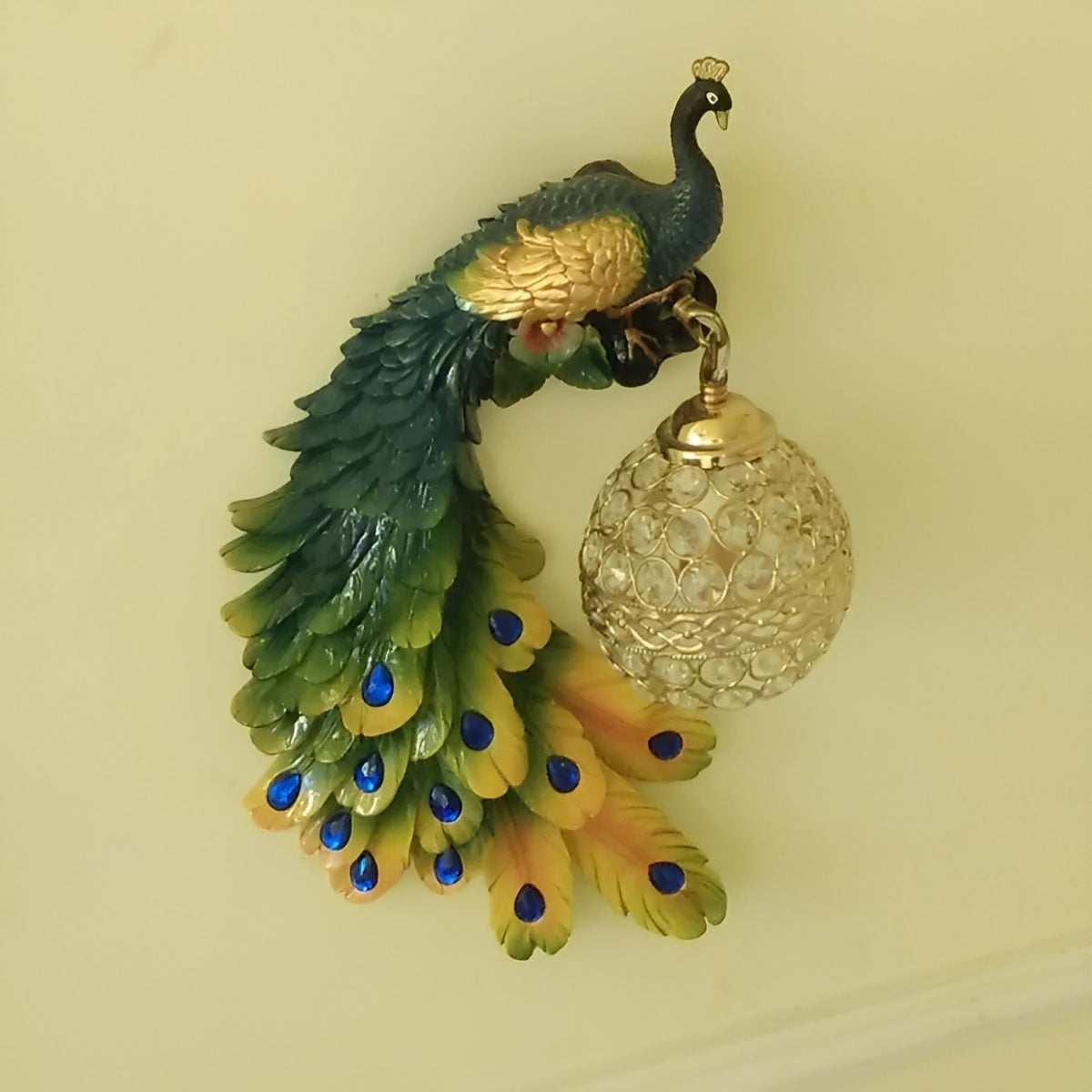 Seraphina – Applique Murale Artistique Paon