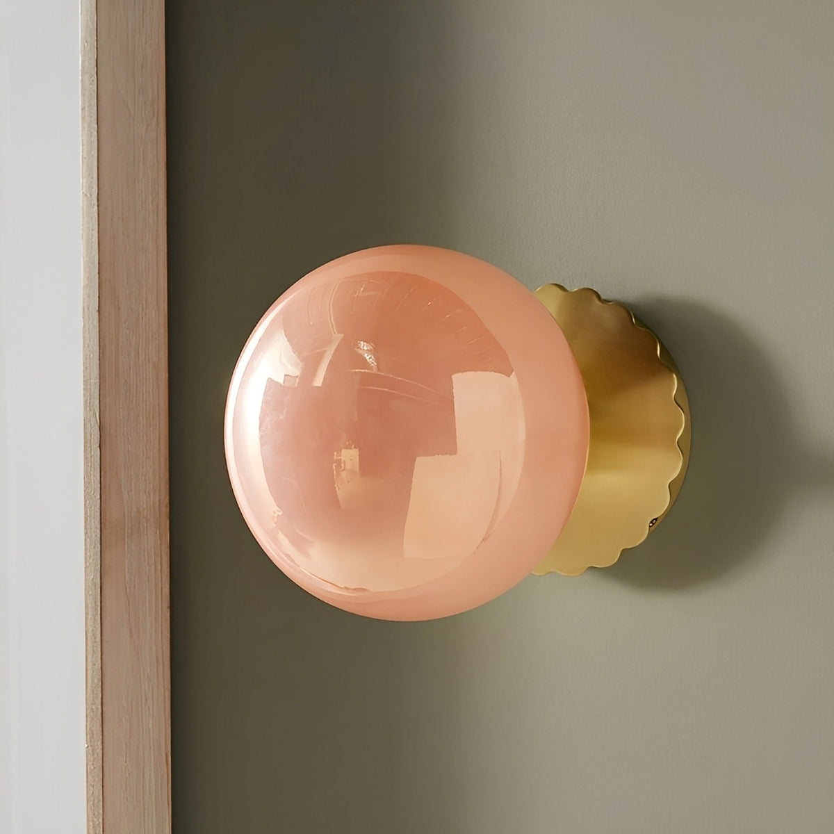 Ylva – Lampe murale en verre pour salon et chambre
