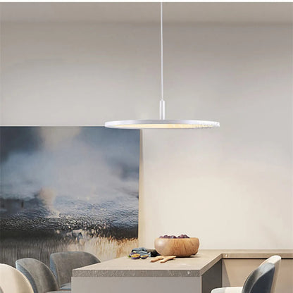 Aria – Disque LED Métallique Suspension