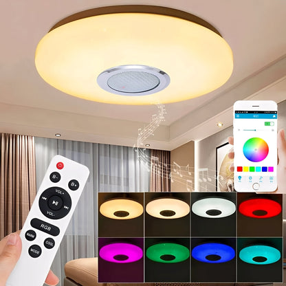 Bailey – Lampe Plafonnier à Changement de Couleur