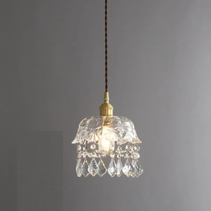 Prismelle – Plafonnier LED minimaliste en verre pour espaces de vie élégants