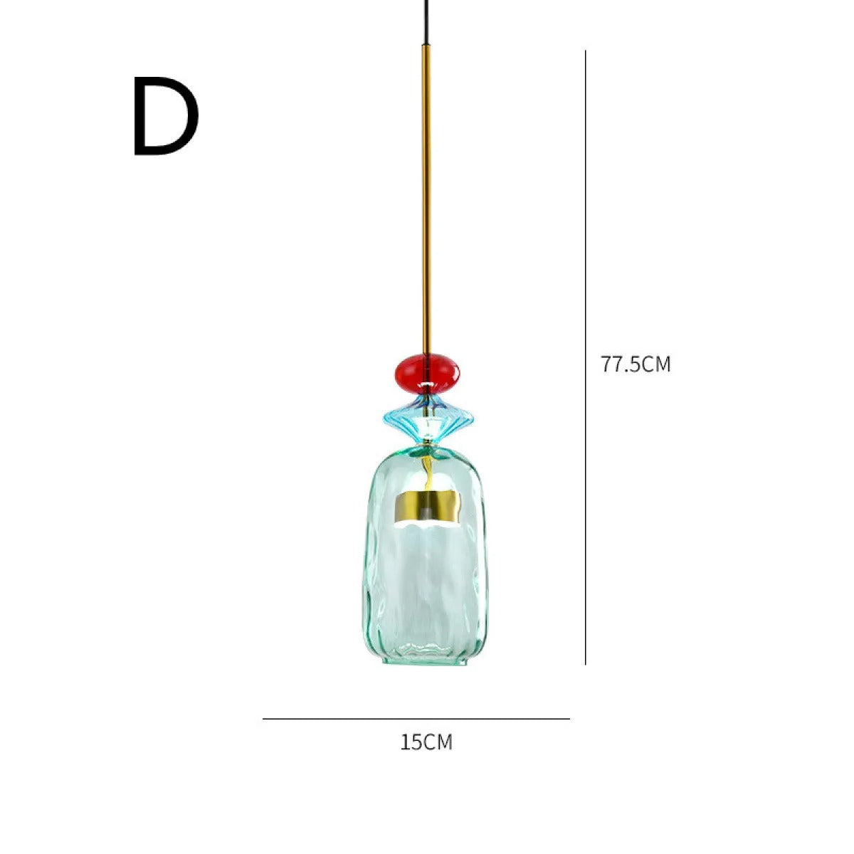 Marlene – Suspension rétro au design macaron