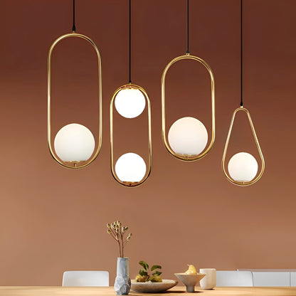 Lumi – Plafonnier nordique rond design Magic Bean