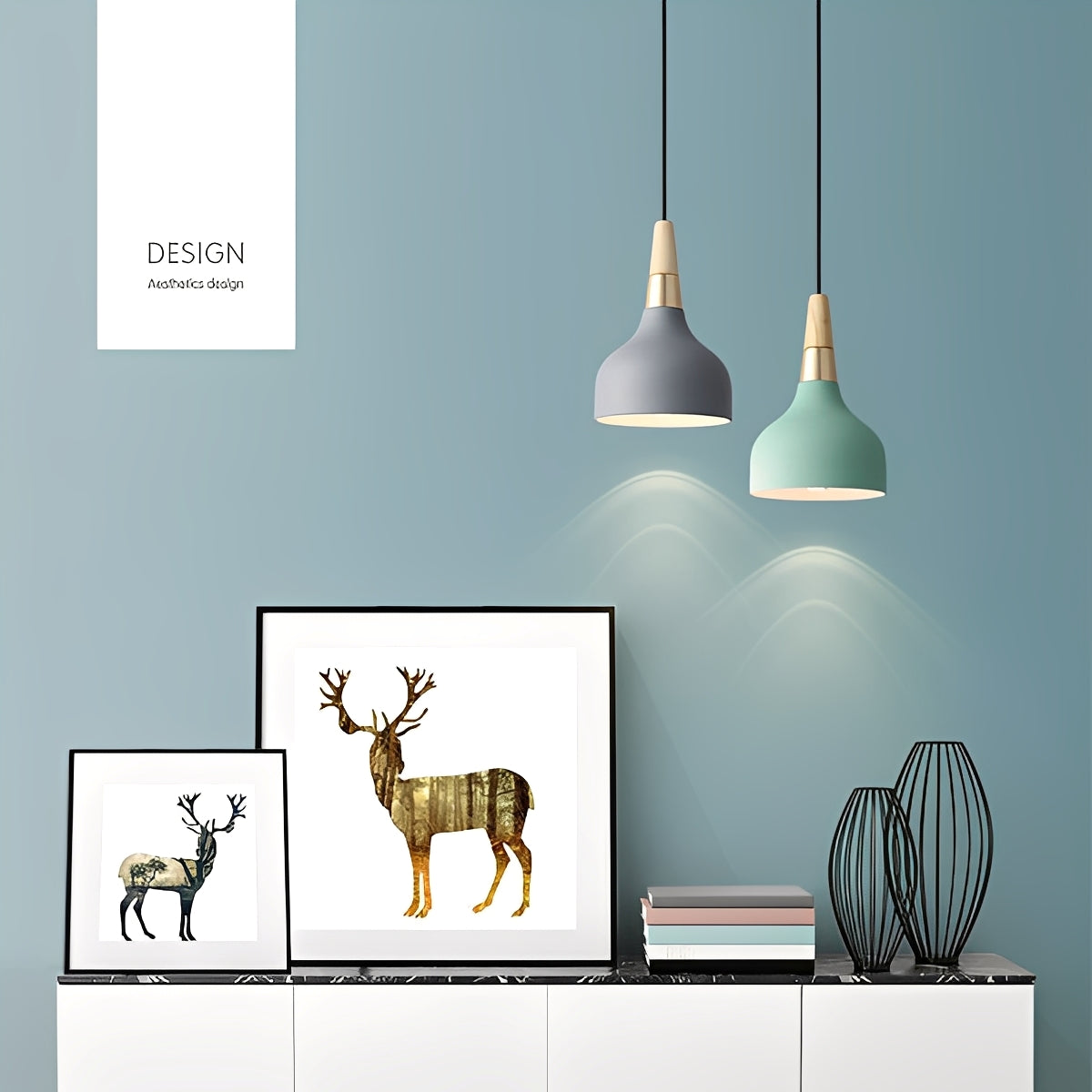 Juna – Lampe de plafond Macaron scandinave