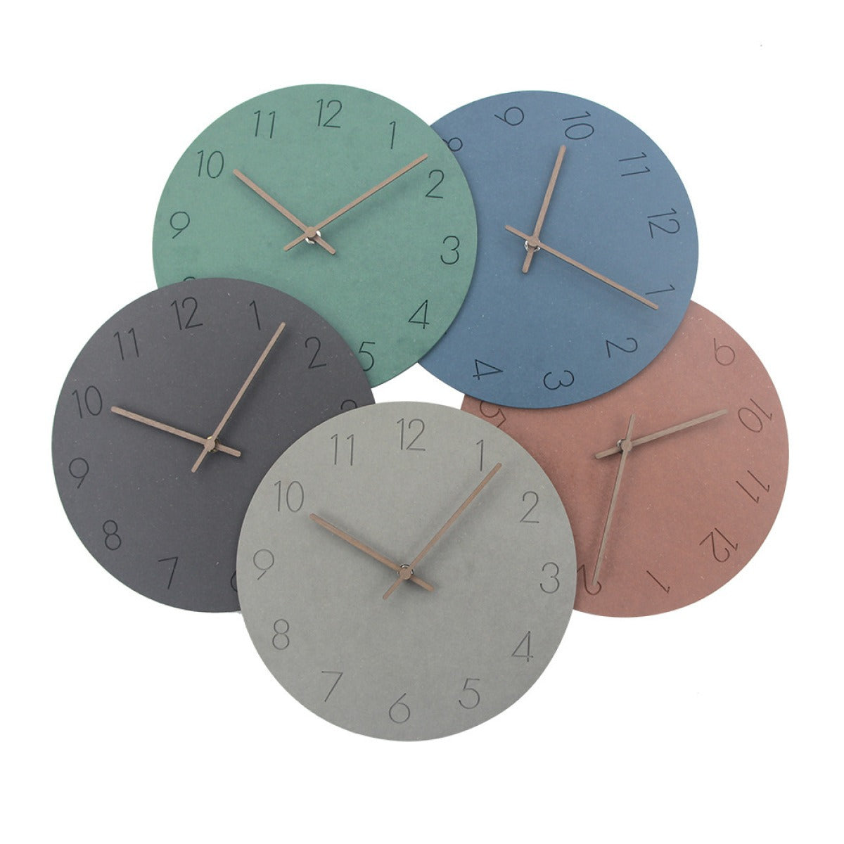 Nork – Horloge murale minimaliste en bois