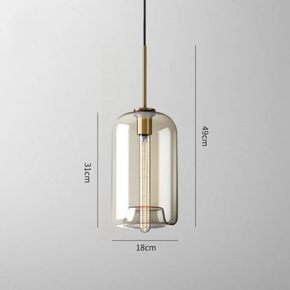 Nayumi – Suspension en verre moderne