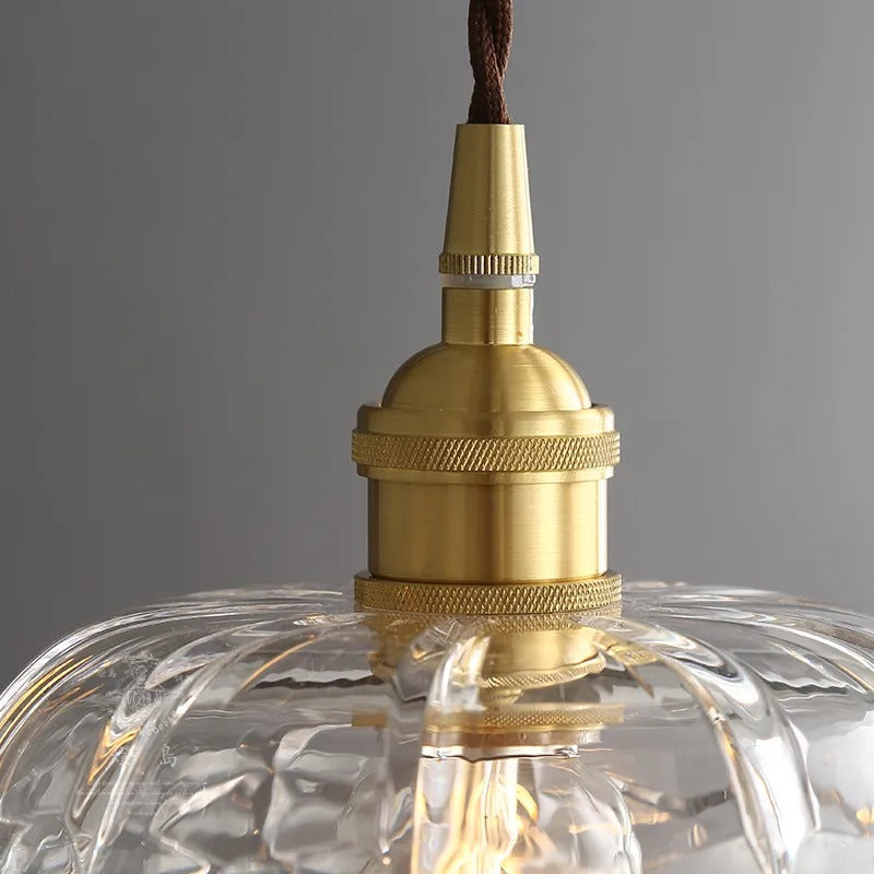 Prismelle – Plafonnier LED minimaliste en verre pour espaces de vie élégants