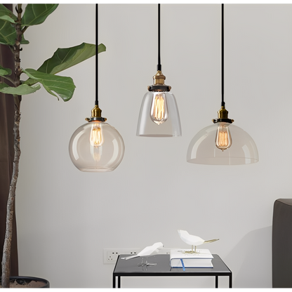 Iya – Lustre rétro créatif en verre