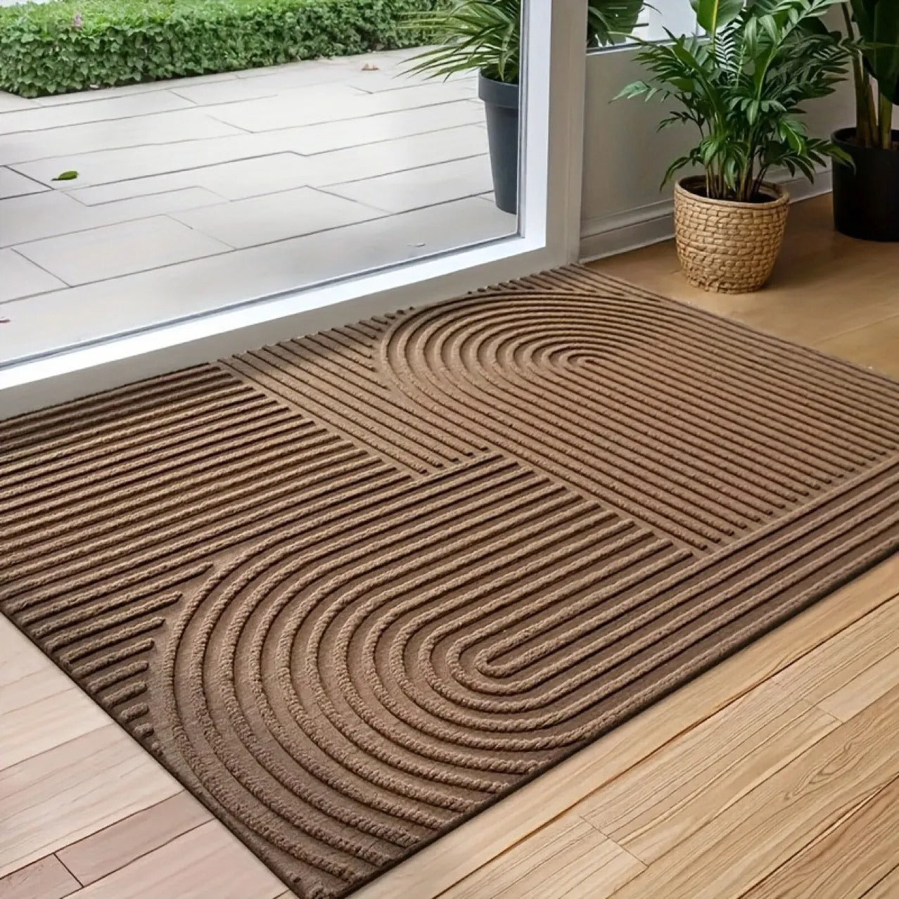 Janora – Tapis de porte moderne en velours
