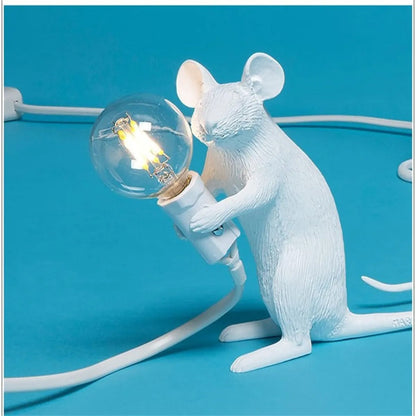 Nilla – Lampe Mini-Souris Créative en Résine Style Nordique