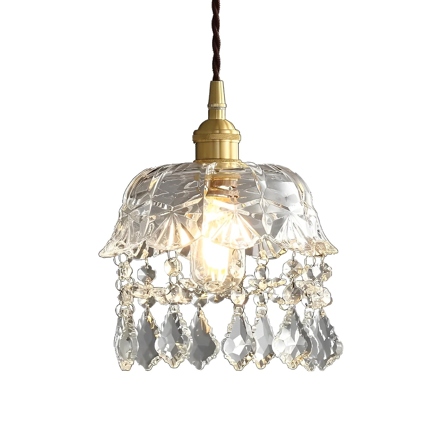 Prismelle – Plafonnier LED minimaliste en verre pour espaces de vie élégants