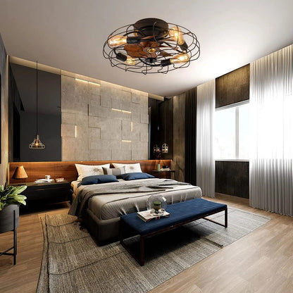 Diana – Lampe de Ventilateur de Plafond Américain