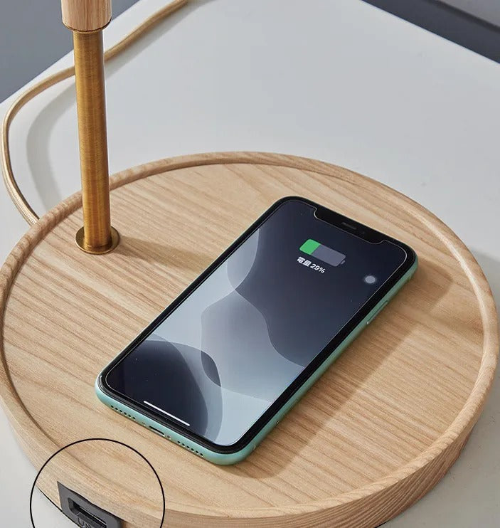 Isabella – Élégante Lampe de Table en Tissu Florentine