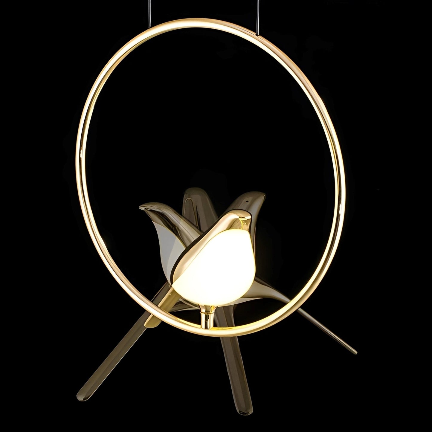 Emilia – Lustre Oiseau Magpie Minimaliste