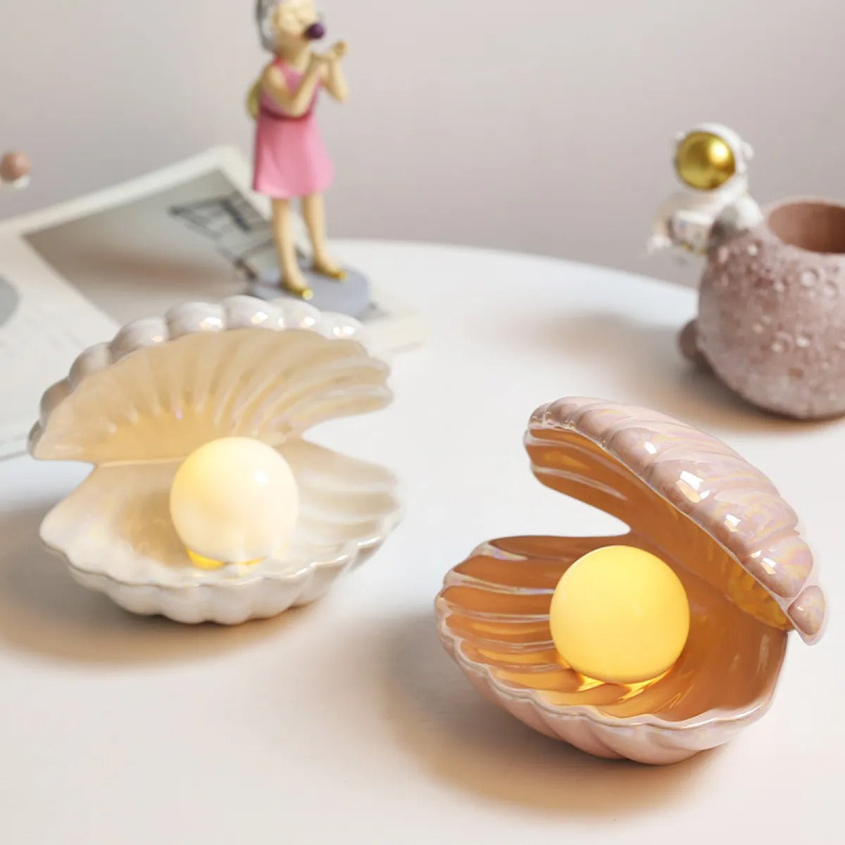 Maris – Lampe de Coquillage Nordique