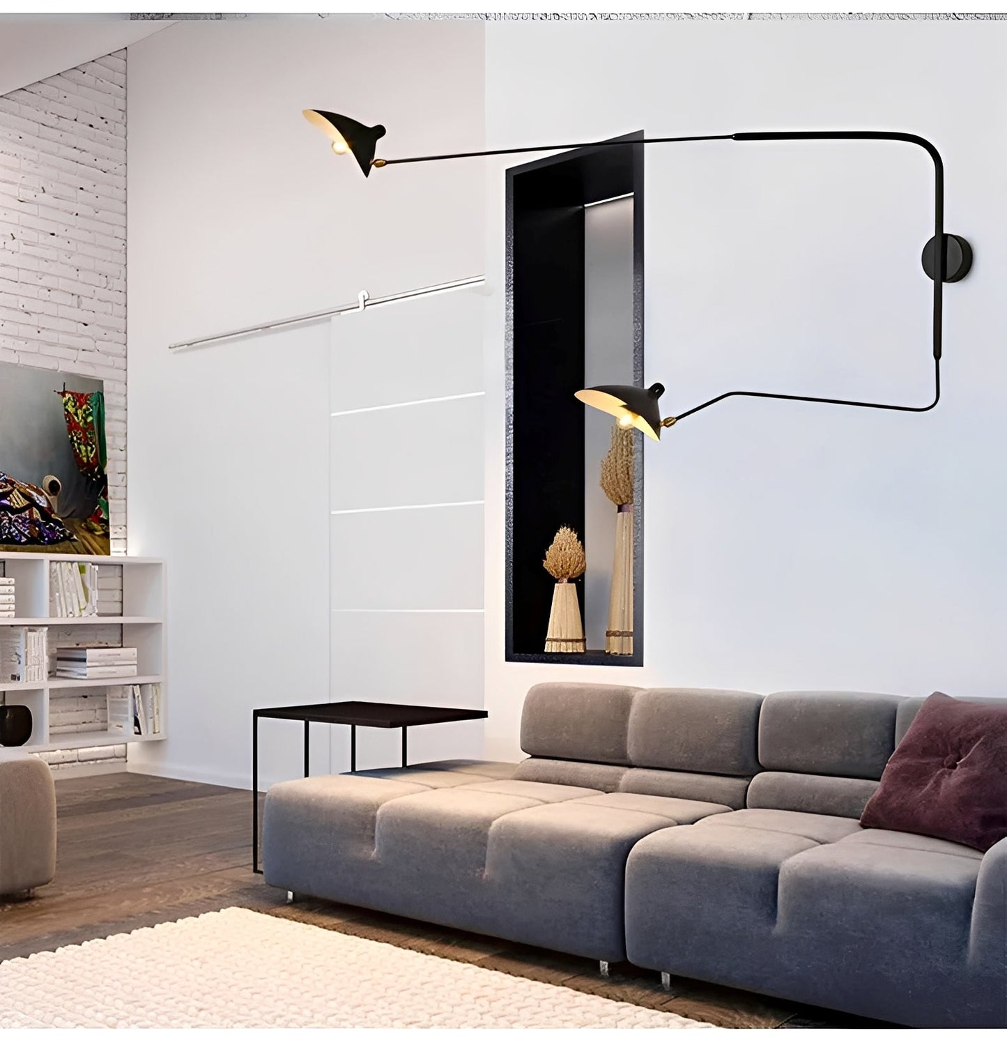 Niko – Applique Murale Moderne Orientable au Design Bec de Canard