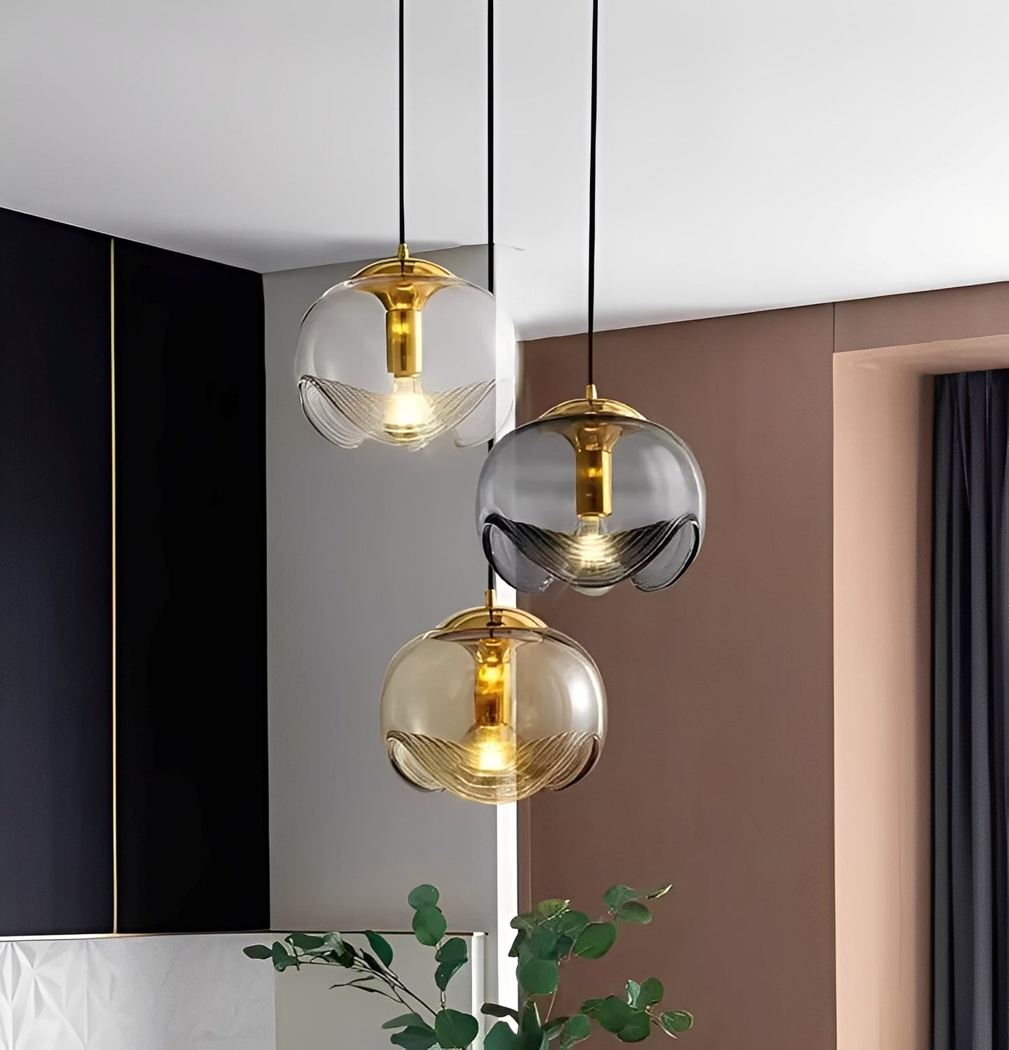 Marleen – Élégante suspension en verre