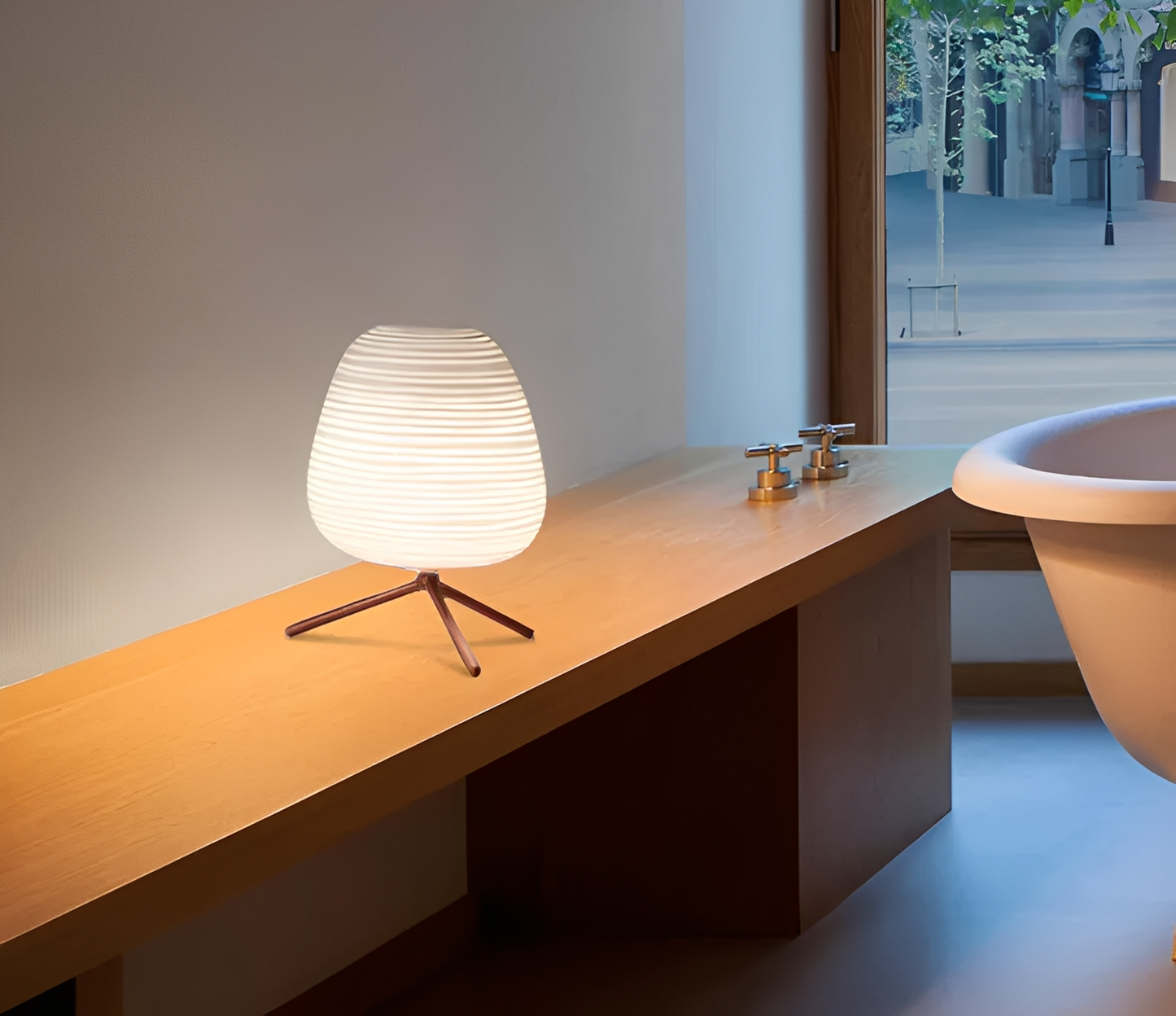 Leona – Lampe de Chevet Moderne en Verre