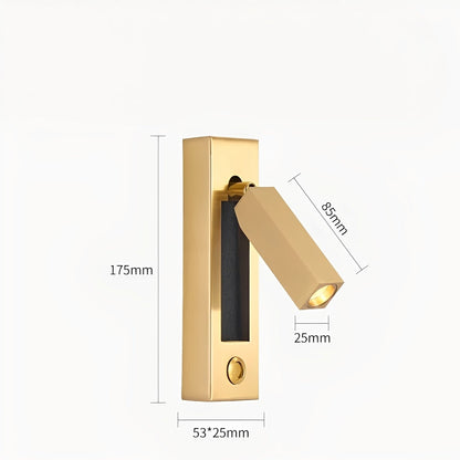 Riley – Applique murale LED de lecture américaine