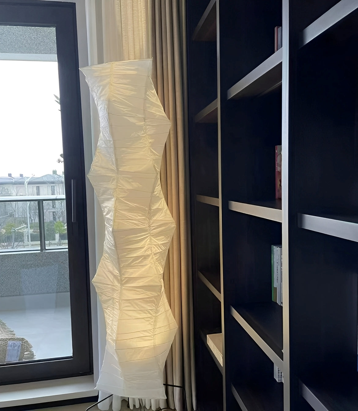 Asuka – Lampe Japonaise sur Pied avec Papier de Riz