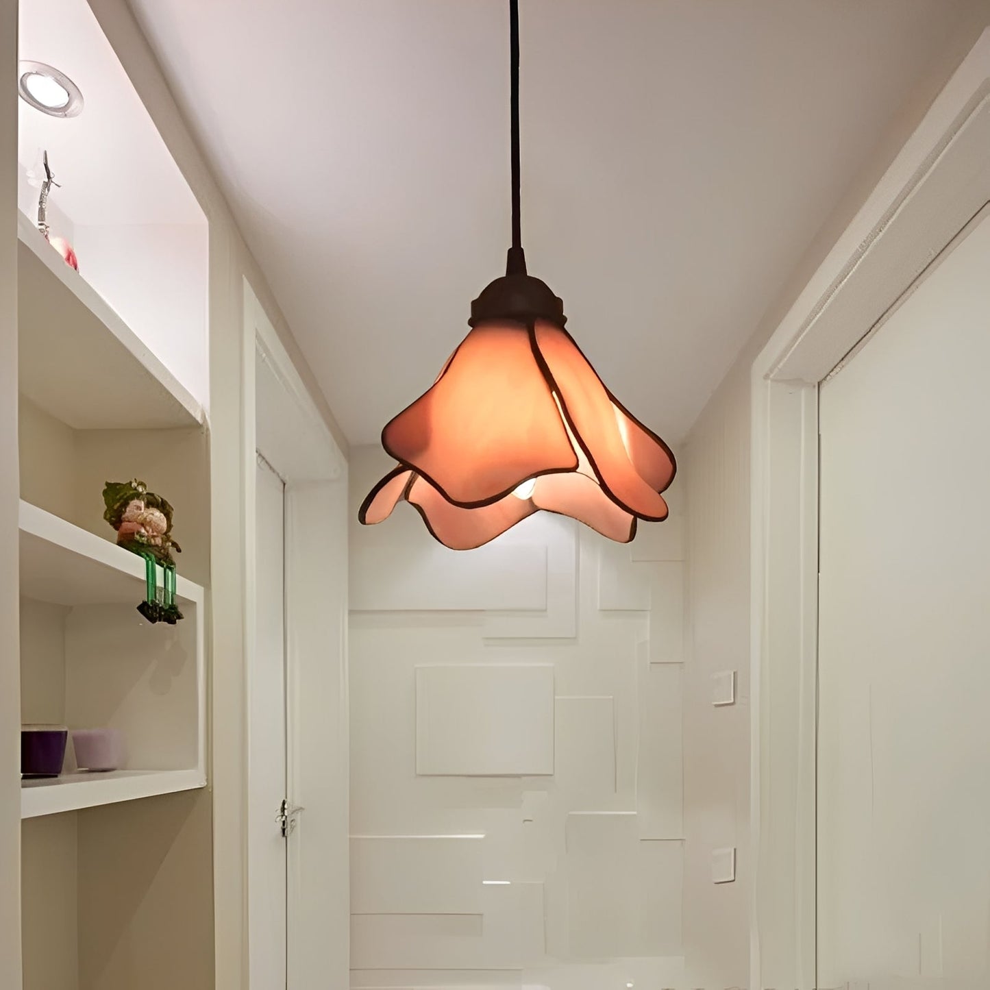 Vivienne – Suspension en Verre Tiffany Rétro