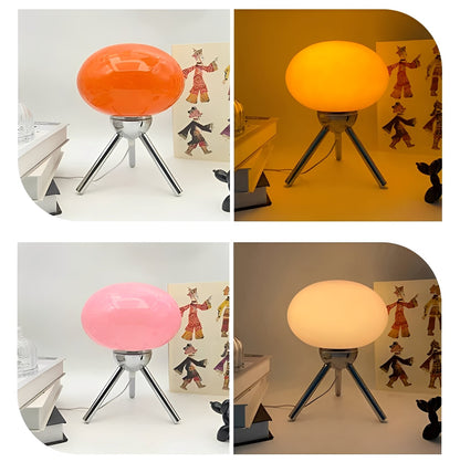 Elina – Triangle Lumière Coton Lampe de Table