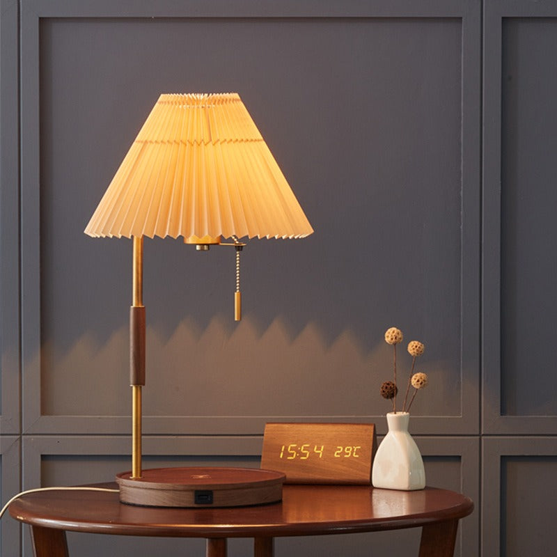 Isabella – Élégante Lampe de Table en Tissu Florentine