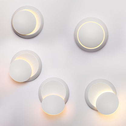 Luna – Applique Murale Éclipse Lunaire Rotative