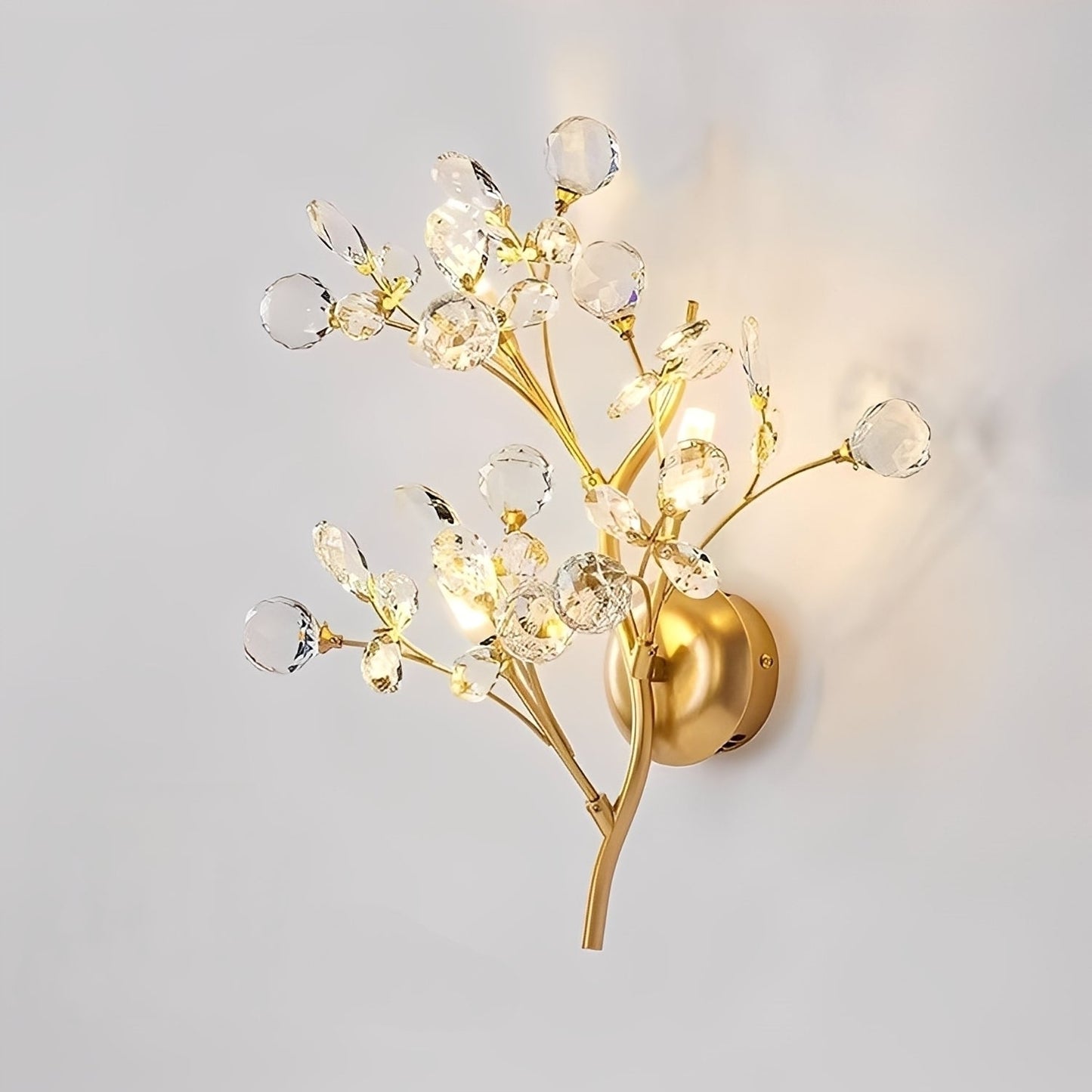 Zuko – Lampe Murale en Cristal au Design en Branche