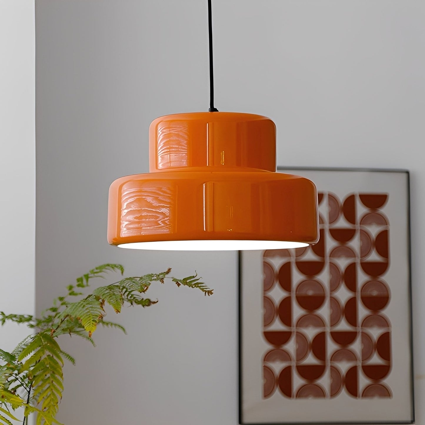 Olenya – Suspension Orange Vintage Nordique