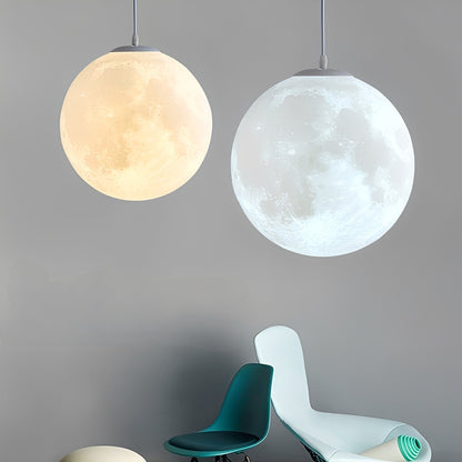 Ylani – Lampe Pendante Lune 3D Moderne