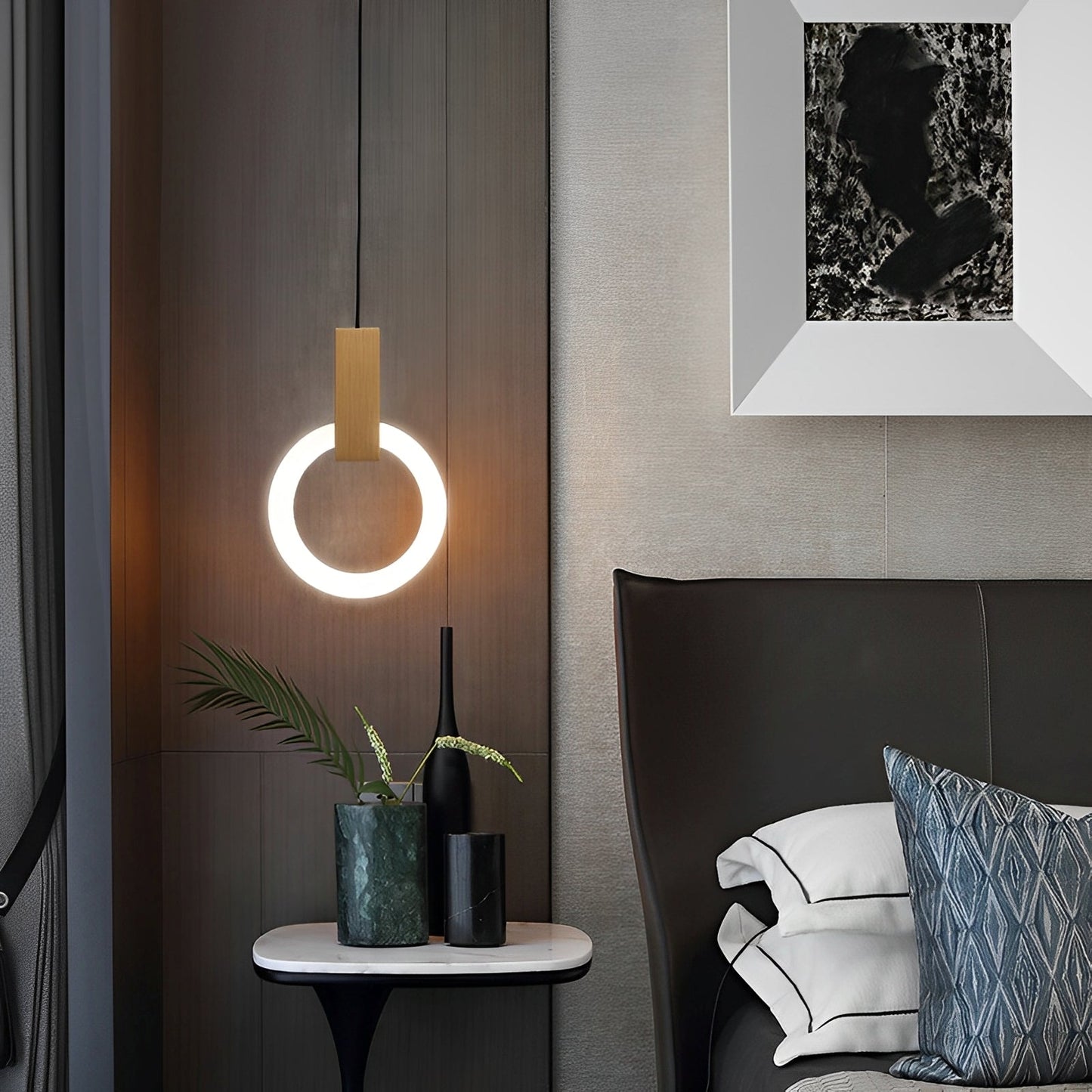 Liv – Lampe suspendue minimaliste style nordique avec LED